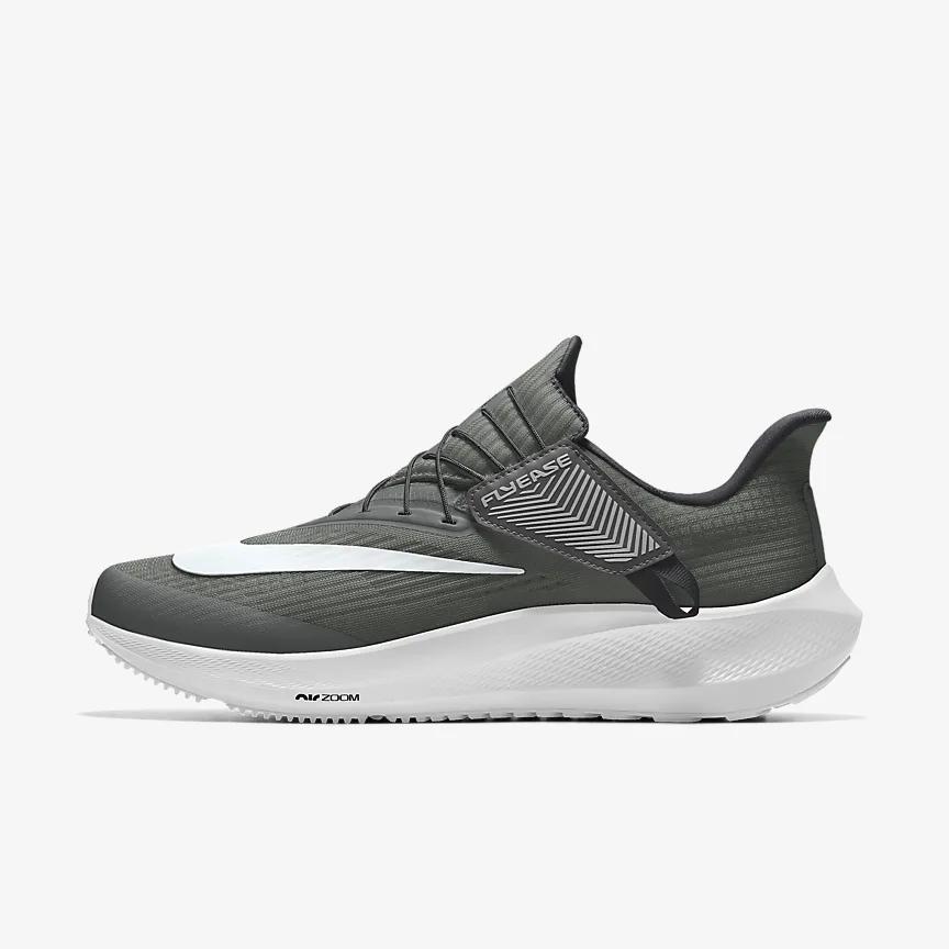 Giày Nike Pegasus Flyease By You Nữ Đen Trắng